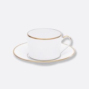 Bernardaud Palmyre Teacup and Saucer Set